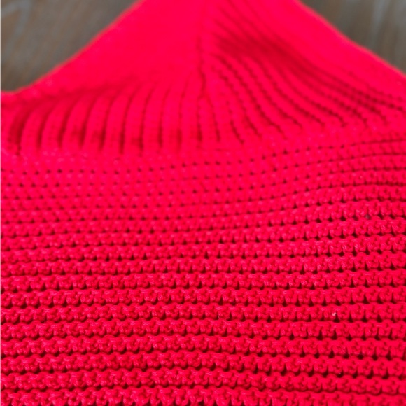 NWOT Hollister Bright Red Knit Top - Picture 8 of 11